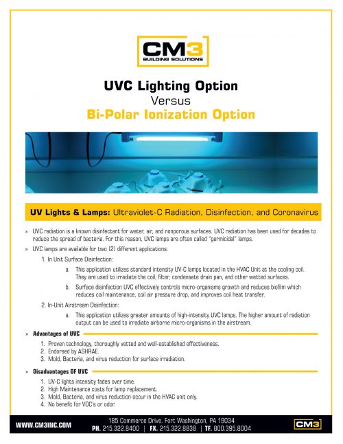 UVC Lighting vs NPBI Brochure