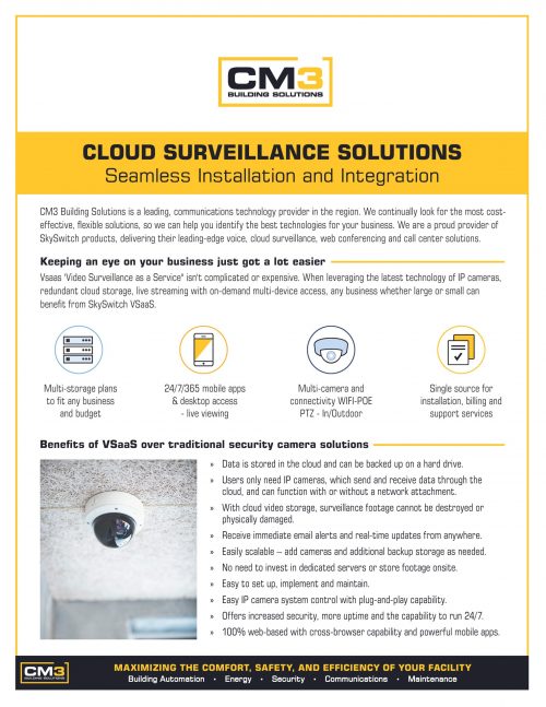 Cloud Surveillance Solutions