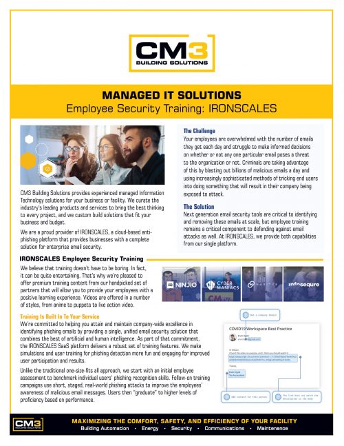 Managed IT – Ironscales Employee Training