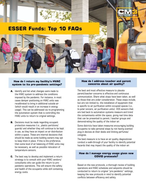 ESSER Funds FAQs 