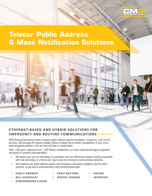 Public Address Systems (Telecor™)