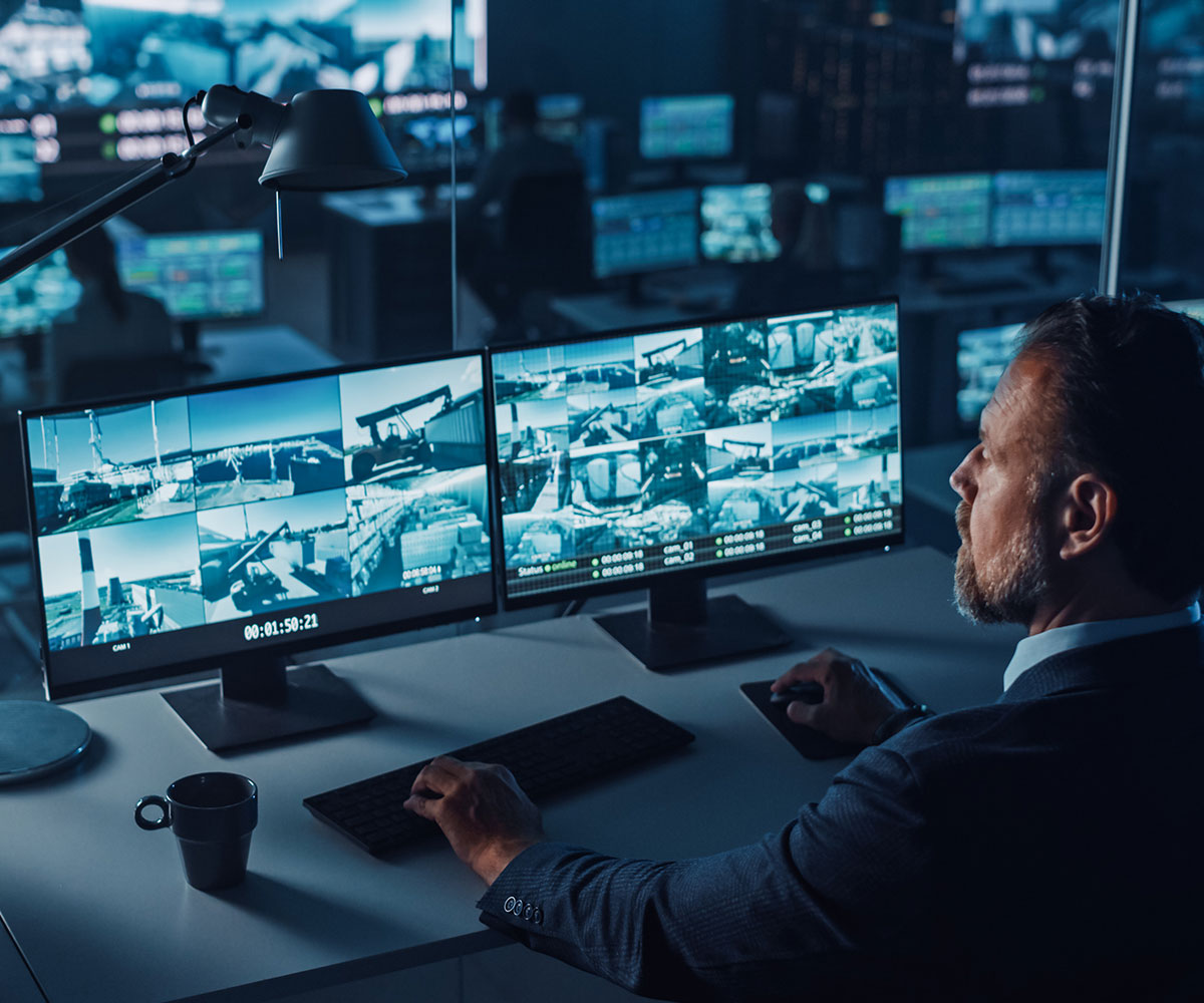 Advanced video surveillance coverage for commercial facilities